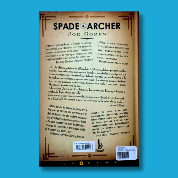 Spade Archer - Joe Gores - Ediciones B Grupo Z